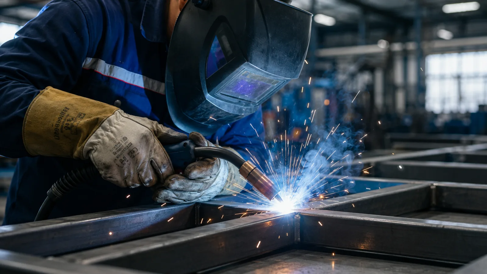 Welding and fabrication bay