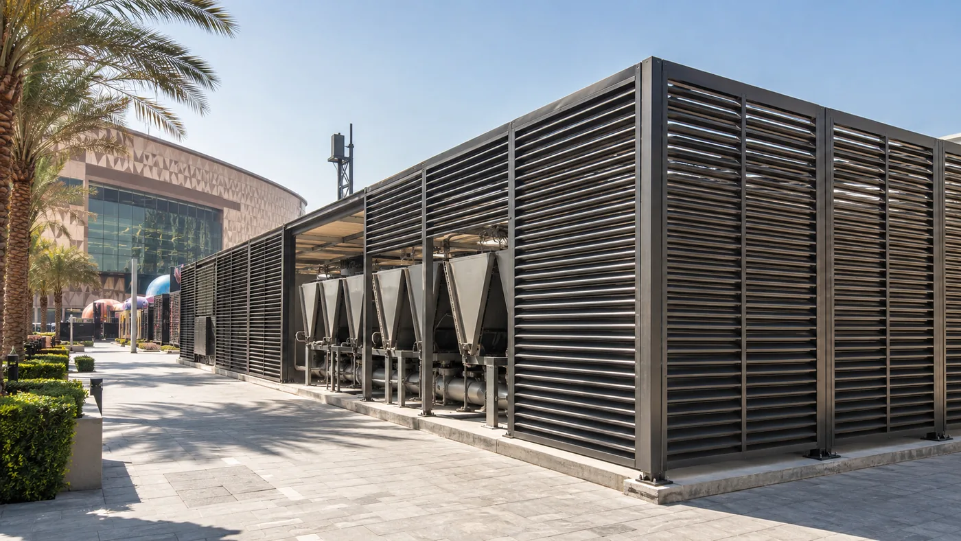 Obhur, Saudi Arabia — Chiller Acoustic Enclosure & Louvers