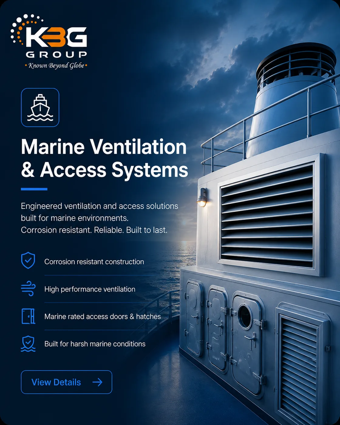 Marine Ventilation & Access Systems — KBG Group